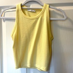Yellow crop top - super soft